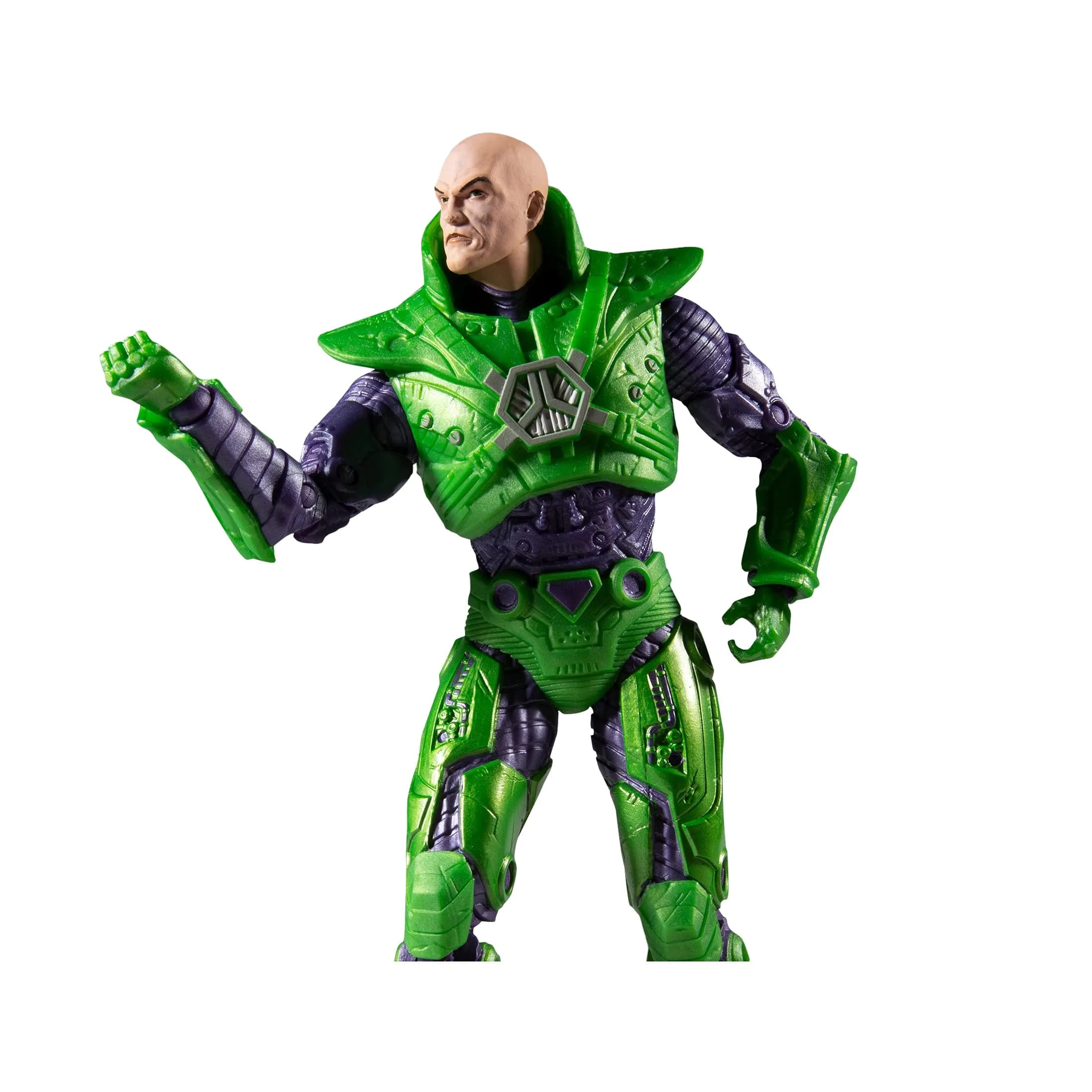 McFarlane Toys DC Multiverse Lex Luthor Green Power Suit 7" Action Figure | Ultra Articulation - view 5