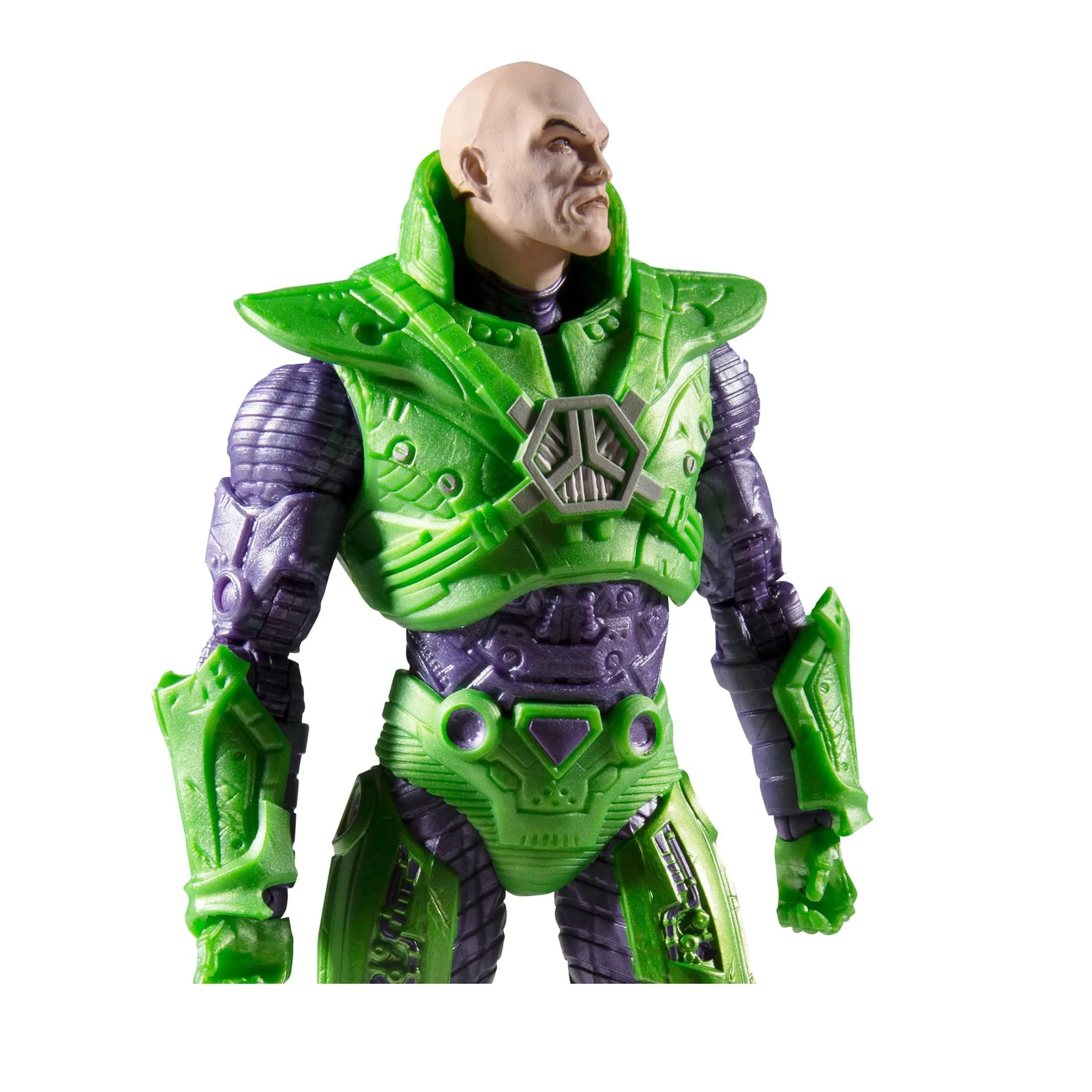 McFarlane Toys DC Multiverse Lex Luthor Green Power Suit 7" Action Figure | Ultra Articulation - view 6