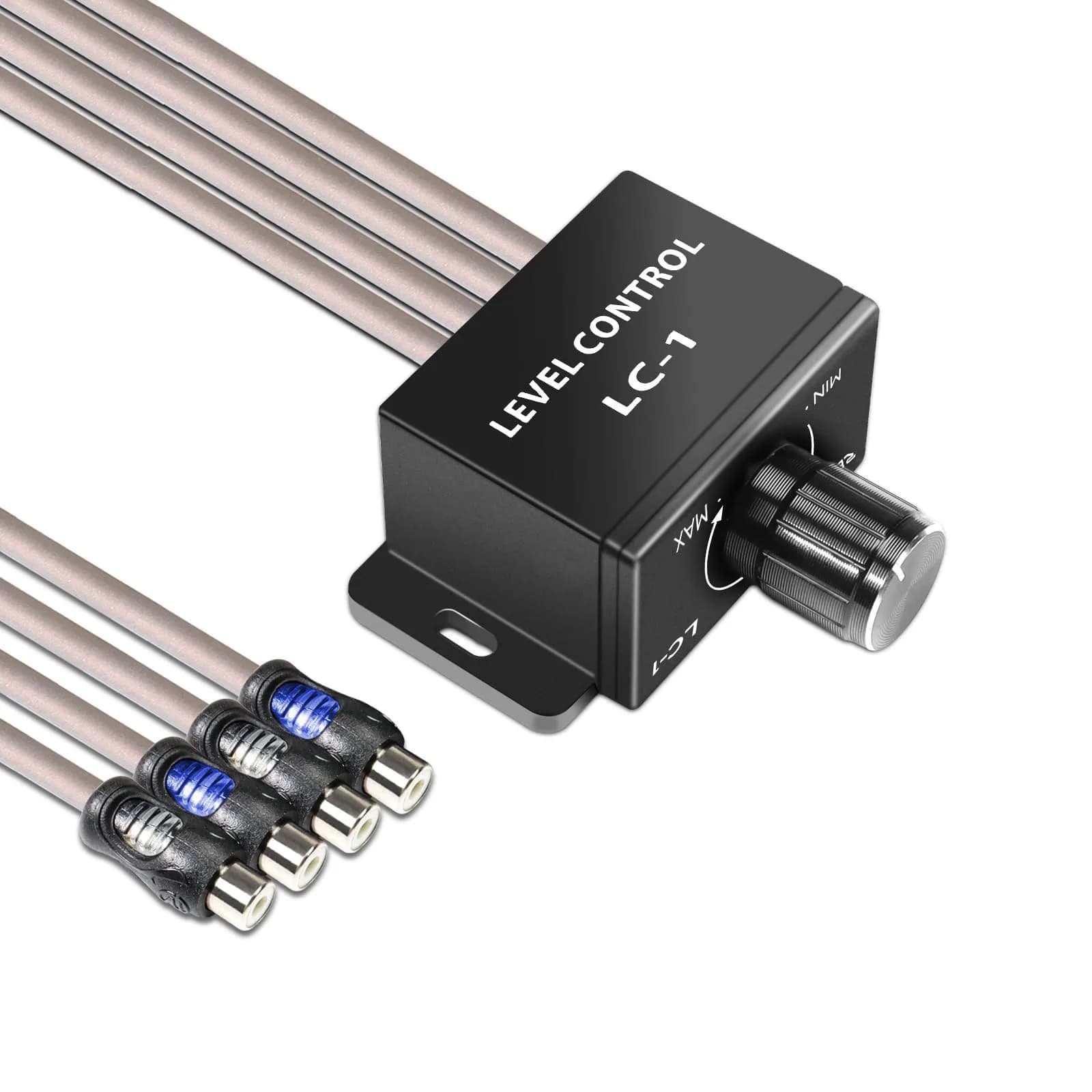 RECOIL LC1 Bass Knob RCA Level Volume Control for Car Amplifiers | Universal Audio Control