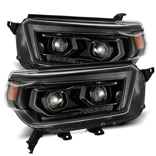 AlphaRex LUXX Series LED Projector Headlights for Toyota 4Runner | Clear Polycarbonate Lens thumbnail 1