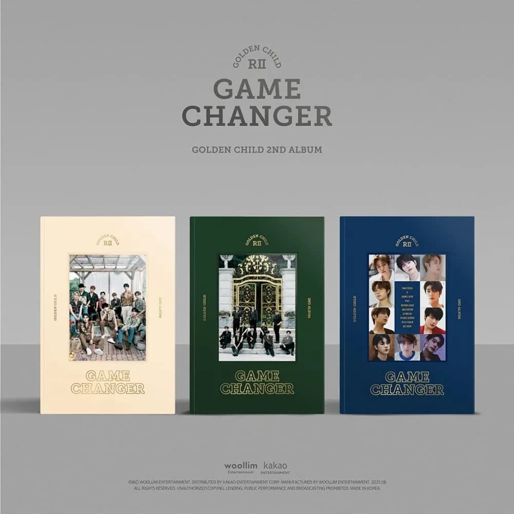 Woolim Entertainment GOLDEN CHILD - Game Changer Standard Edition Album + Photocards (Random ver.) | KPOP Collectible Album — Random ver.