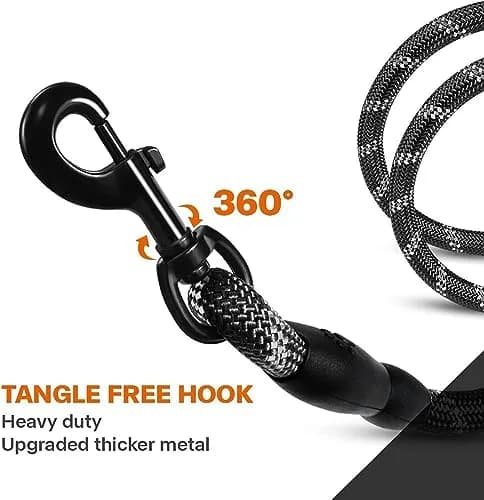 Taglory 6 FT (1.83 m) Padded Handle Rope Dog Leash | Heavy Duty Climbing Rope for Large Dogs thumbnail 6