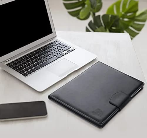 Agoer Professional Padfolio with Clipboard,3X Magnetic Closure Cover,Faux Leather | A4 Size, Business Organizer thumbnail 9