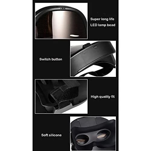 Depointer Life Led Mask with Bluetooth-compatible App Controlled, Customizable Shining Mask, unisex-adult | Bluetooth & DIY Light Display thumbnail 2