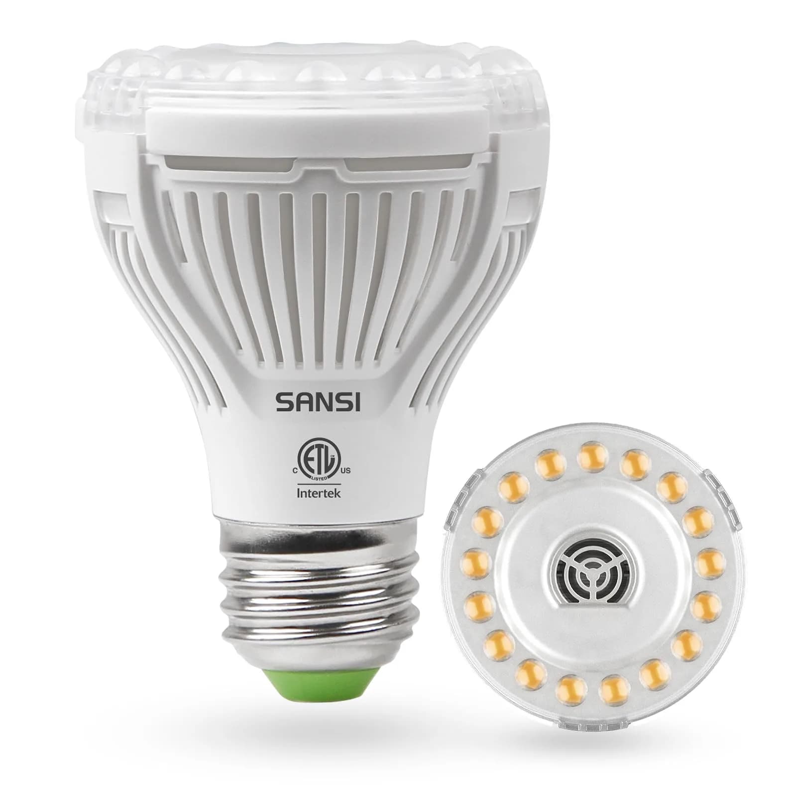 SANSI 10W Full Spectrum Grow Light Bulb 4000K Daylight | 150W Equivalent LED for Indoor Plants