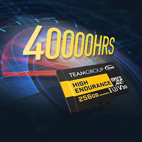 TEAMGROUP High Endurance 64GB Micro SDXC UHS-I U3 V30 4K Memory Card | Designed for Monitoring & Consistent Recording thumbnail 3