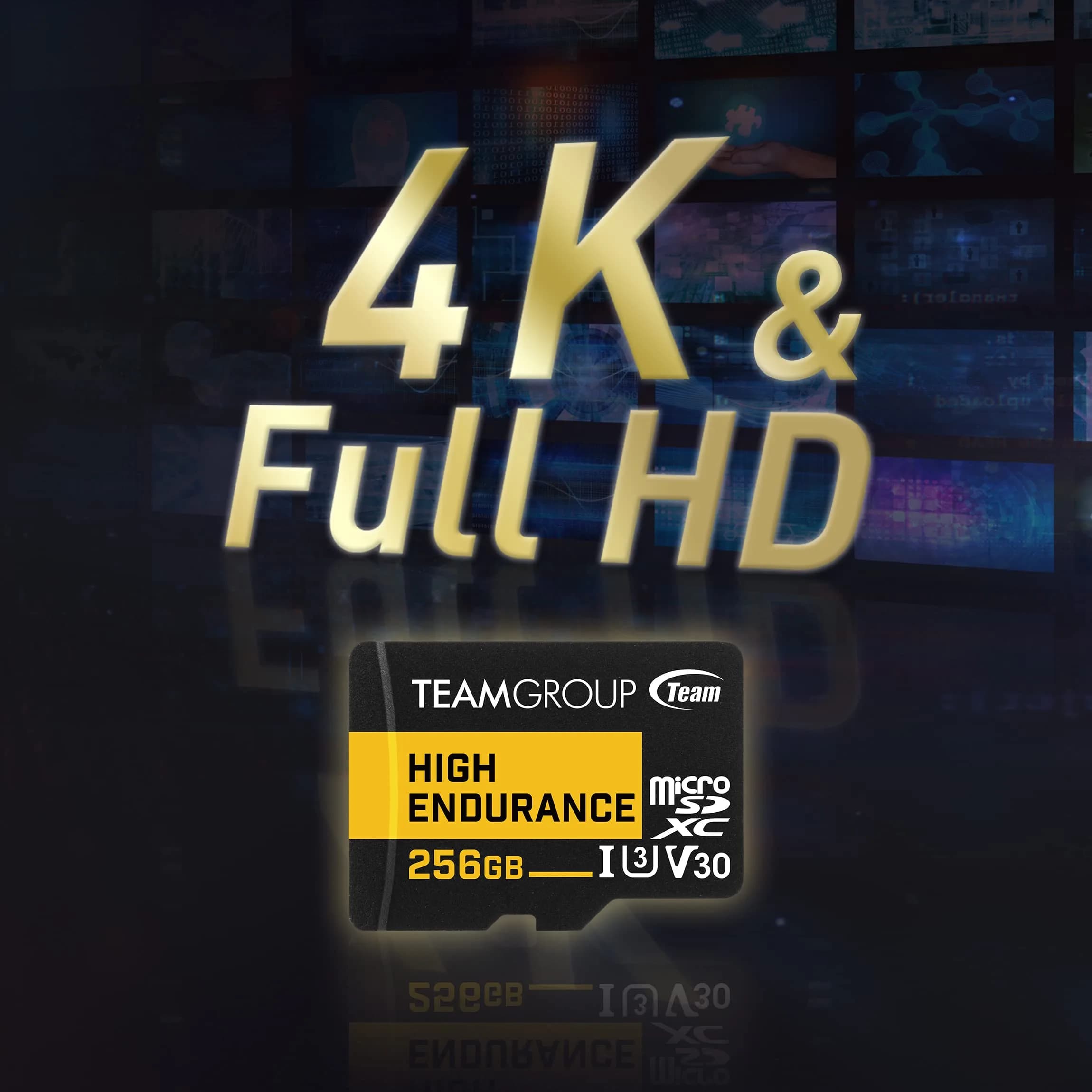 TEAMGROUP High Endurance 128GB Micro SDXC Card 128GB (128 GB) | Designed for Monitoring, 4K Video - view 4