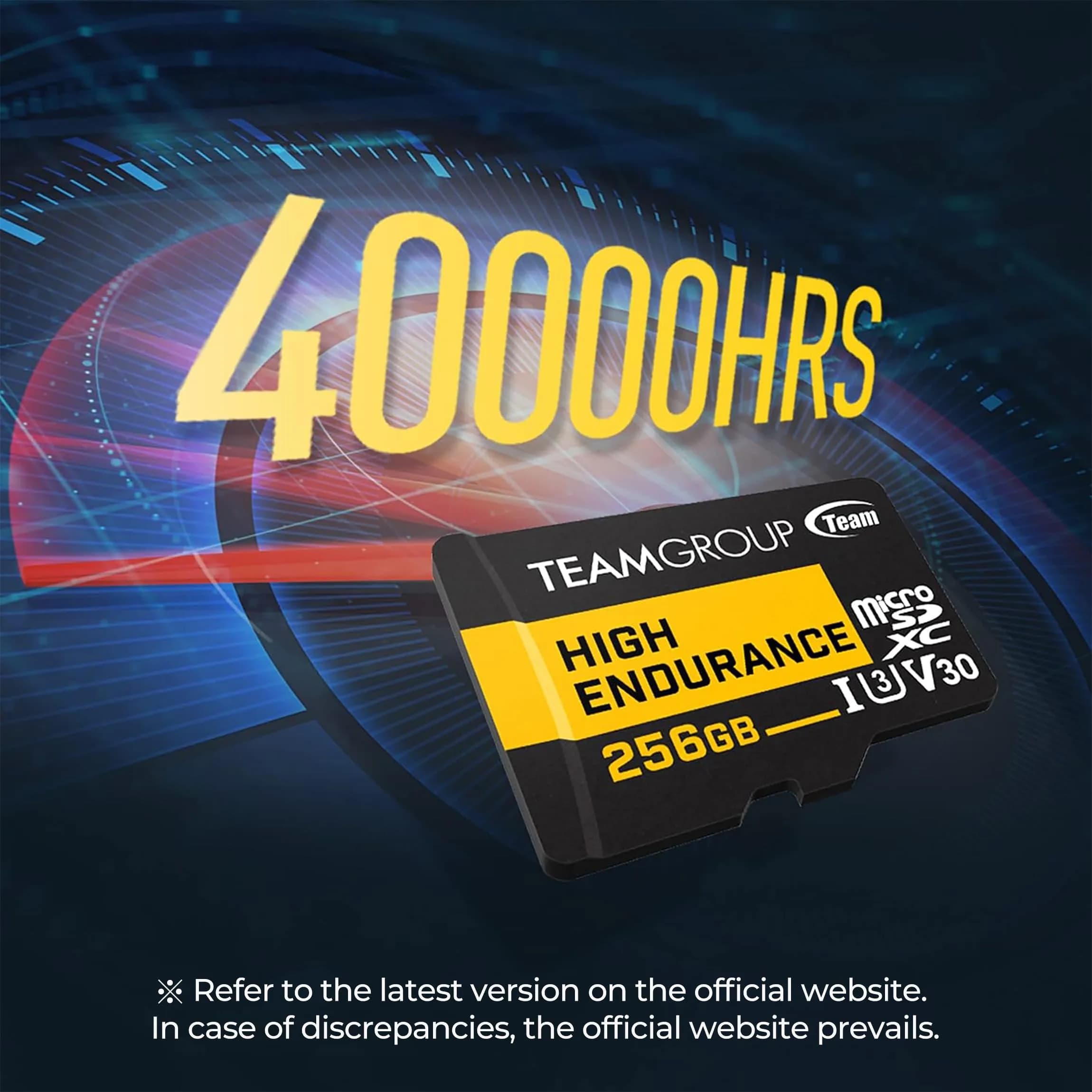 TEAMGROUP High Endurance 128GB Micro SDXC Card 128GB (128 GB) | Designed for Monitoring, 4K Video - view 2