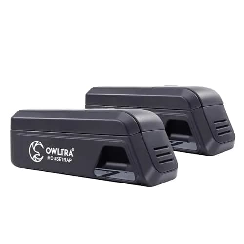 OWLTRA OW-1 Electric Rat Trap with Pet-Safe Trigger | 10.39 cm (4.09 in) x 12.80 cm (5.04 in) x 27.79 cm (10.94 in) — Electric Mouse Trap