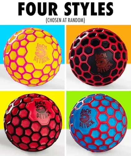 Jack Attack Hex Crazy Bounce Ball | Unisex Outdoor Toy for All Ages thumbnail 4