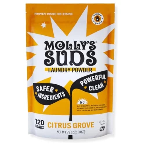 Molly's Suds Original Laundry Detergent Powder Citrus Grove 79 oz (2.24 kg) | Gentle & Effective for Sensitive Skin thumbnail 1