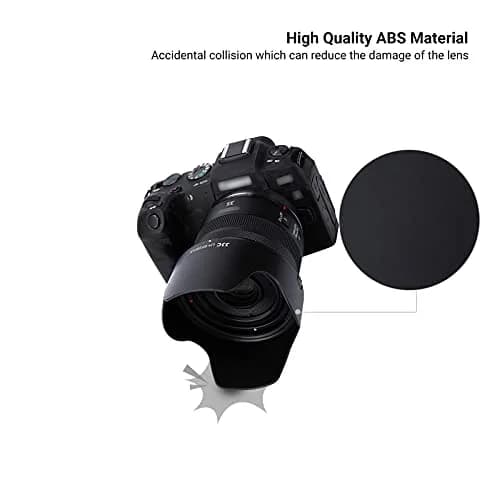 JJC Tulip Flower Lens Hood for Canon RF 35mm f/1.8 Macro IS STM Lens, Reversible Shade with 52mm Filter & Cap Compatibility (89mm x 49mm x 89mm) thumbnail 6