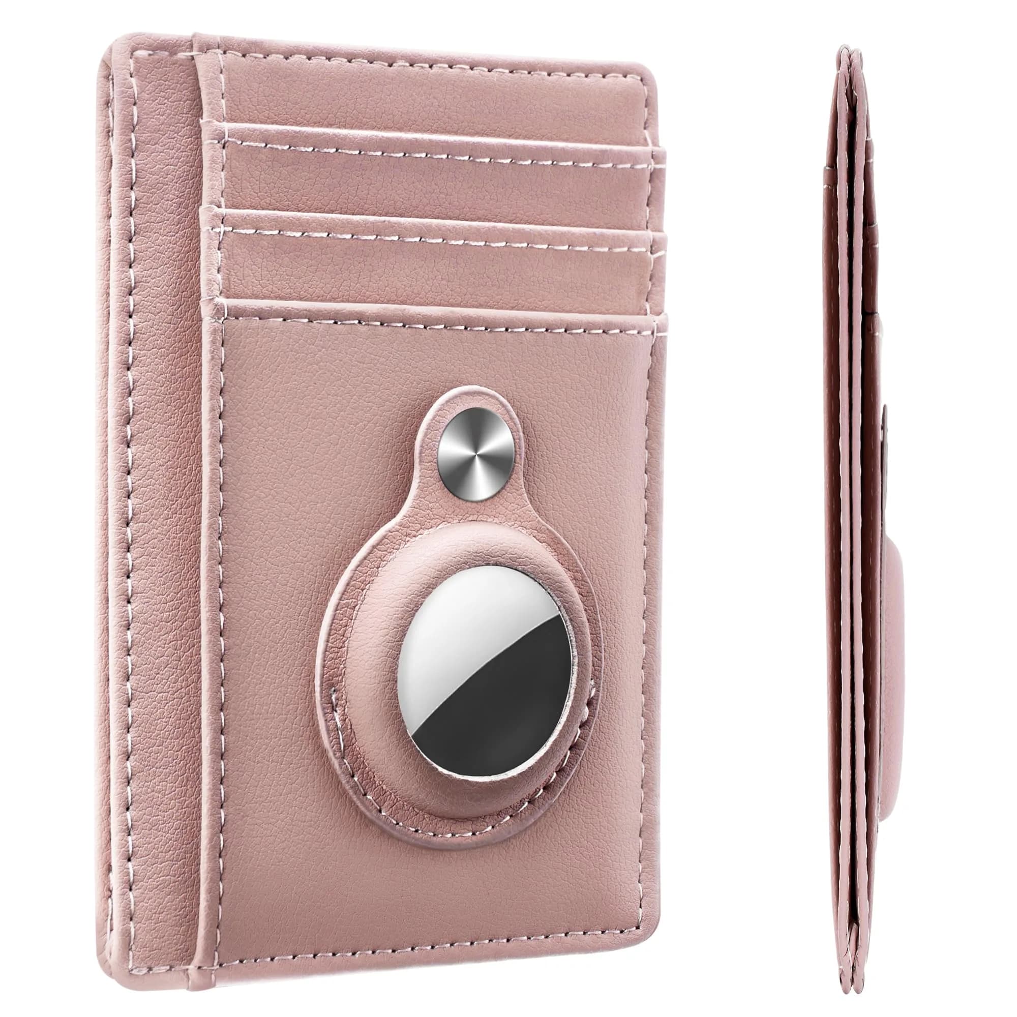 Hawanik Slim Minimalist Front Pocket Air Tag Wallet Thin Card Holder Wallet with RFID Protection | 9cm x 12cm x 0.8cm - main product image
