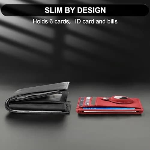 Hawanik Slim Minimalist Front Pocket Wallet for Men | Airtag Holder, RFID Shield, Thin Card Case (3.3" x 4.1") thumbnail 5