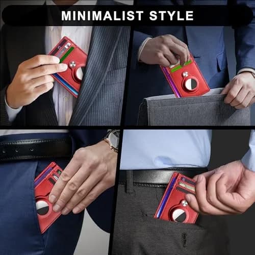 Hawanik Slim Minimalist Front Pocket Wallet for Men | Airtag Holder, RFID Shield, Thin Card Case (3.3" x 4.1") thumbnail 6