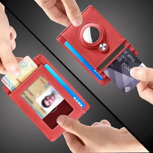 Hawanik Slim Minimalist Front Pocket Wallet for Men | Airtag Holder, RFID Shield, Thin Card Case (3.3" x 4.1") thumbnail 2
