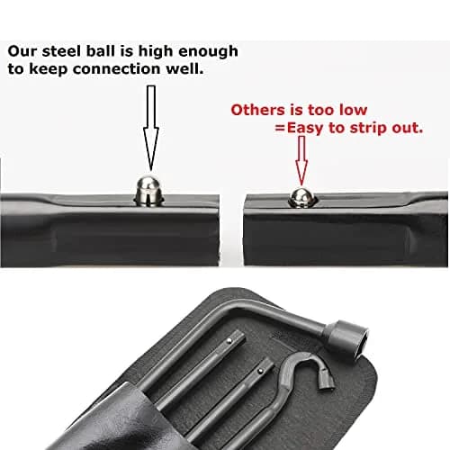 Dr.Roc Spare Tire Tool Kit with Jack Handle & Wrench | Compatible with Toyota Tundra 2007-2018 & Sequoia 2008-2022 thumbnail 4