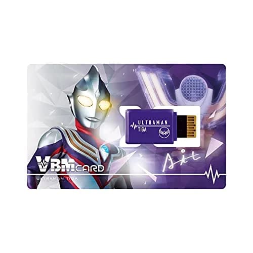 Bandai Vital Bracelet Ultraman Tiga VBM Card | Anime Theme, Paper Material, Single Item thumbnail 1