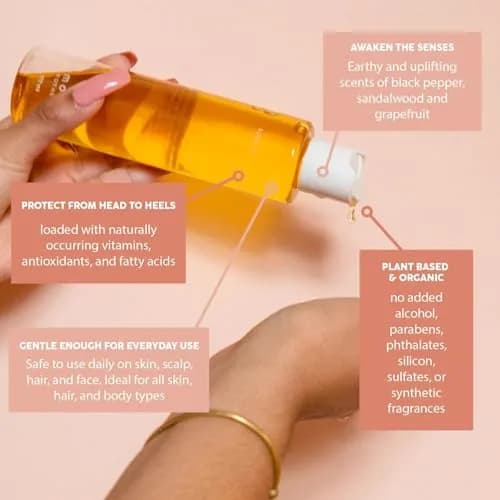 MOMOTARO APOTHECA Nourishing Versatile Body Oil 177 ml | Organic, Hydrating, Suitable for All Skin Types thumbnail 2