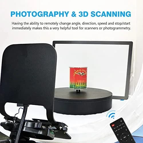BAOSHISHAN Motorized 360° Photography Turntable with Remote, 2.54 kg (5.6 lb) Load Capacity | Captures Every Angle Clearly thumbnail 6