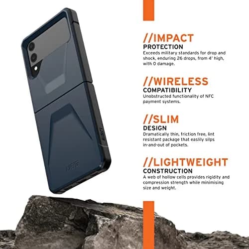 URBAN ARMOR GEAR Civilian Case for Samsung Galaxy Z Flip3 5G (2021) | 16.9cm (6.7 inch) Screen thumbnail 3
