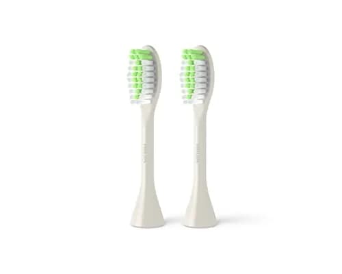 Philips Sonicare One Genuine Replacement Brush Heads, 2-Pack, White | Micro vibrations & tapered bristles for brighter smile thumbnail 7