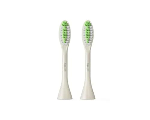 Philips Sonicare One Genuine Replacement Brush Heads, 2-Pack, White | Micro vibrations & tapered bristles for brighter smile thumbnail 8