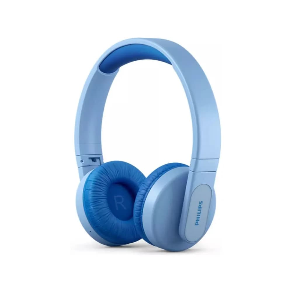 PHILIPS K4206 Kids Wireless On-Ear Headphones | 85dB Volume Limit, 28H Play, Parental Controls, Pink — Blue