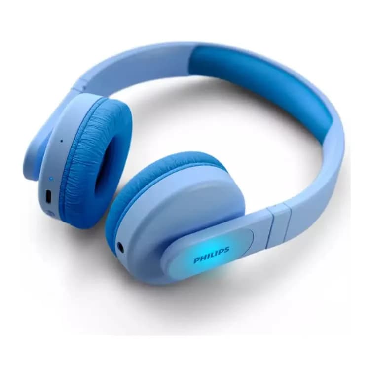 Philips Kids Wireless On-Ear Headphones Blue | Safe 85dB Limit, 28H Play, Parental Controls thumbnail 3
