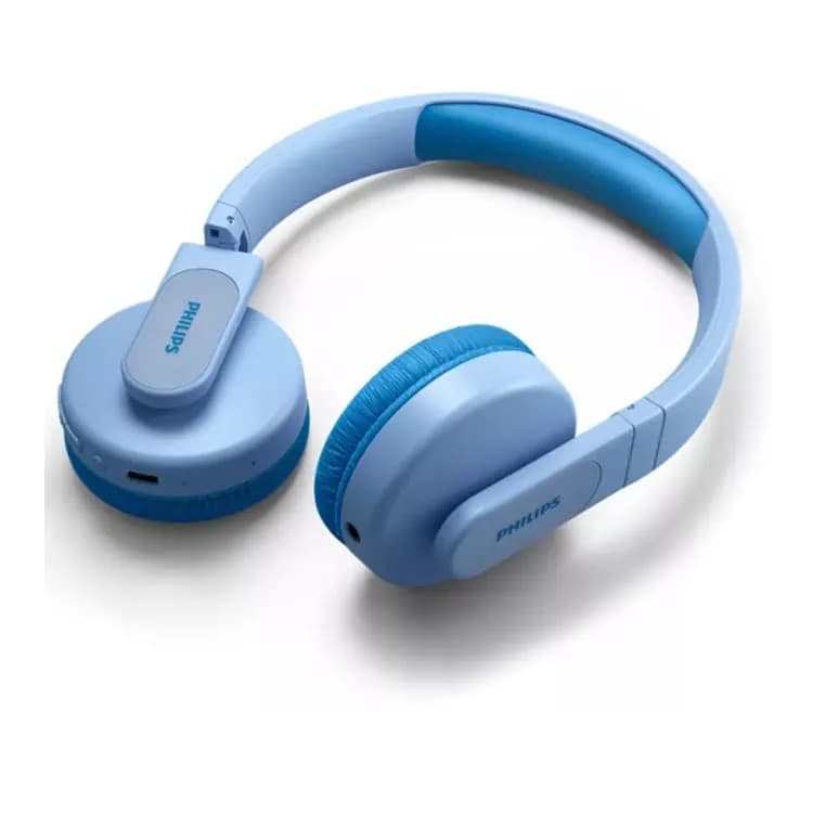 Philips Kids Wireless On-Ear Headphones Blue | Safe 85dB Limit, 28H Play, Parental Controls thumbnail 8