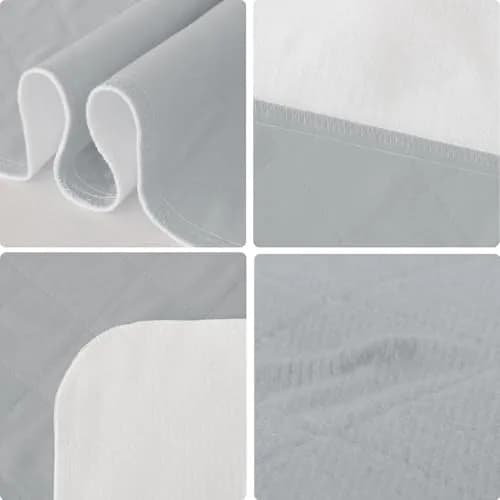 SPRINGSPIRIT Washable Waterproof Bed Pads for Incontinence 2 Pack 86cm x 91cm | 4-Layer Protection with 8oz Absorbency thumbnail 3
