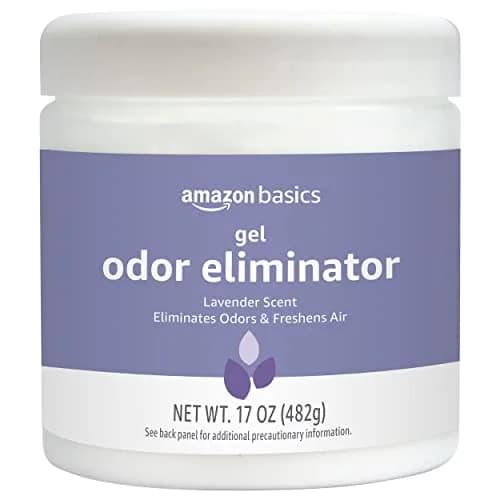Amazon Basics Gel Odor Eliminator Lavender Scent 473ml (17 Oz) | Activated Charcoal Freshener thumbnail 1