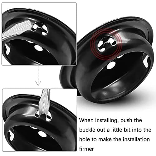 Piutouyar 25mm Air Vents Round Soffit Vents, Black | Stainless Steel Circular Vent Mesh for Kitchen & Wardrobe thumbnail 4