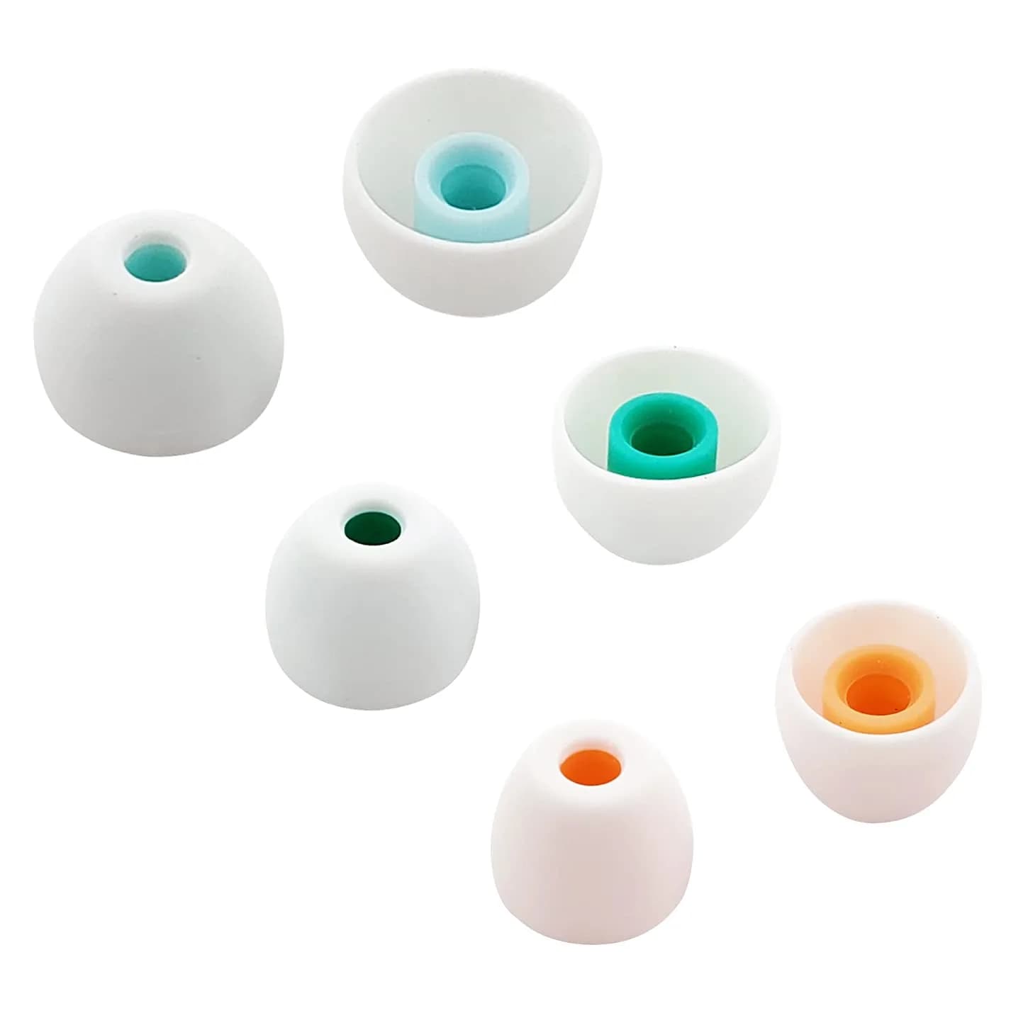 ALXCD White Small/Medium/Large Silicone Ear Tips (3 Pairs) | For Sony WF-1000XM4 Earbuds - view 2