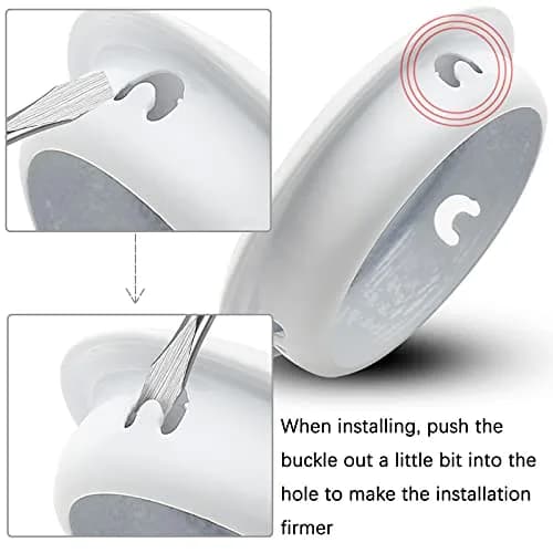 Piutouyar 20Pcs 35mm Air Vents Round Soffit Vents, White | Stainless Steel Circular Vent Mesh for Kitchen & Wardrobe thumbnail 4
