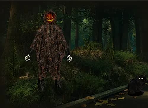 Ginsco 3D Leafy Camo Poncho Lightweight Ghillie Suit with Hood | Woodland Pattern for Hunting, Photography, Airsoft thumbnail 3