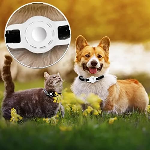 THXSBUDDY AirTag Cat Collar Holder with Protector, 2 Pack for Small Pet Collars & Bags | Fits Collars Up to 1/2 Inch thumbnail 5