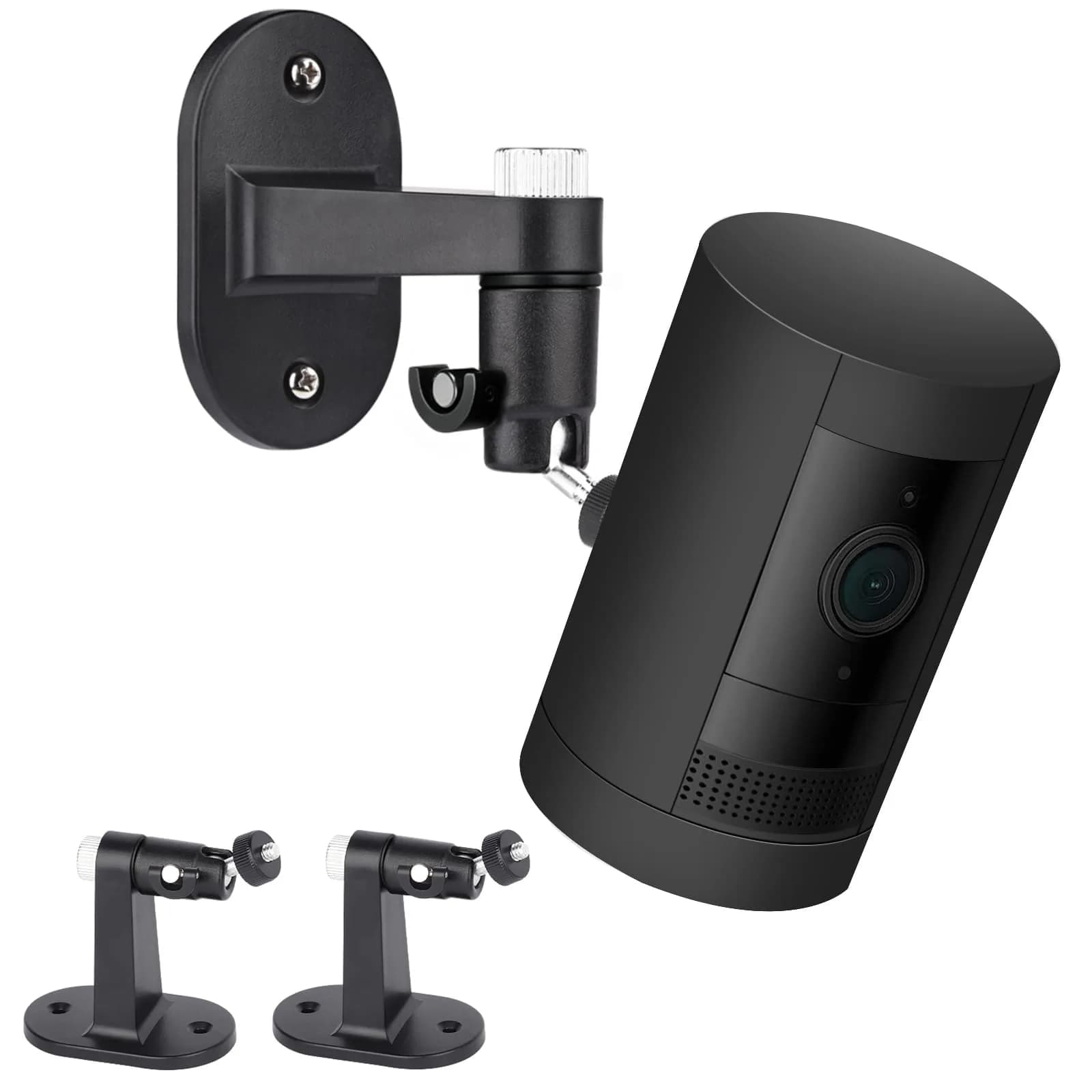 ALERTCAM 2Pack Adjustable Security Wall Mount Bracket for Ring & Outdoor Cameras | Perfect View Angle, Indoor/Outdoor Use