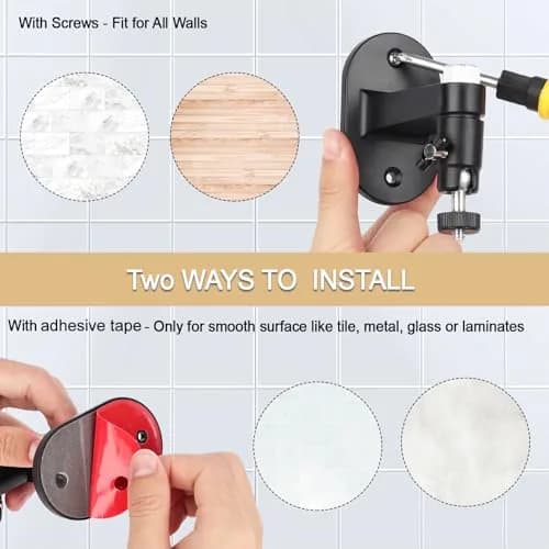 ALERTCAM 2Pack Adjustable Security Wall Mount Bracket for Ring & Outdoor Cameras | Perfect View Angle, Indoor/Outdoor Use thumbnail 3
