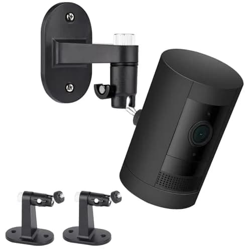 ALERTCAM 2Pack Adjustable Security Wall Mount Bracket for Ring & Outdoor Cameras | Perfect View Angle, Indoor/Outdoor Use - main product image