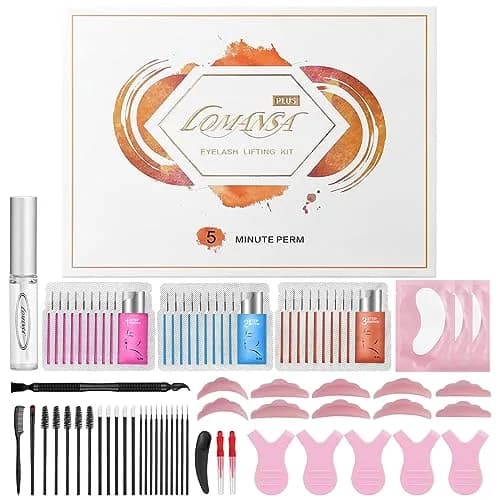 Lomansa Lash Lift Kit - Easy to Use Salon-Quality Eyelash Perm Kit with Full Tools thumbnail 1