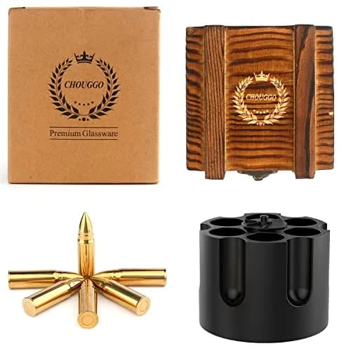 Chouggo Whiskey Bullet Stones with Wooden Case | Stainless Steel Ice Cubes for Men & Gift thumbnail 5