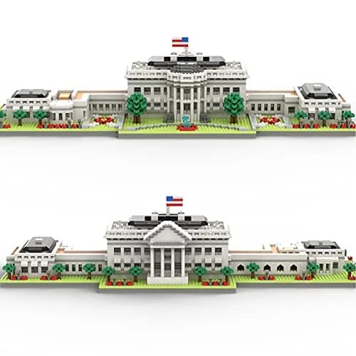 SEMKY Micro Mini Blocks White House Landmark Model Set | 3000 Pieces for Kids & Adults thumbnail 3