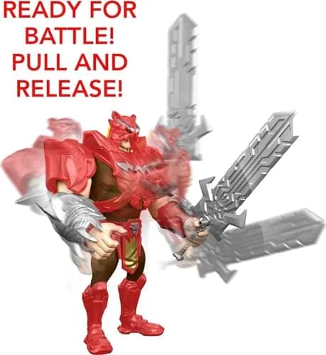Masters of the Universe Deluxe He-Man Action Figure 8.5-in | Power Attack Feature thumbnail 5