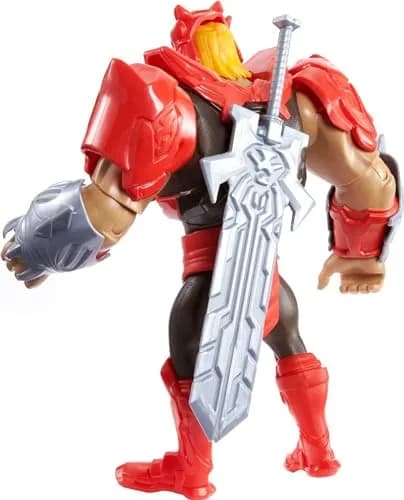 Masters of the Universe Deluxe He-Man Action Figure 8.5-in | Power Attack Feature thumbnail 6