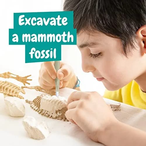 Science4you Mammoth Dinosaur Fossil Digging Kit - Excavate & Assemble 17 Dino Bones | Paleontology Fun for Kids 6-14 thumbnail 3