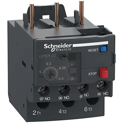 Square D by Schneider Electric DPER03 Thermal Overload Relay 0.25-0.4A | HVAC & Motor Protection thumbnail 1