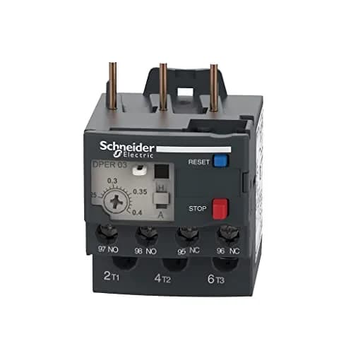 Square D by Schneider Electric DPER03 Thermal Overload Relay 0.25-0.4A | HVAC & Motor Protection thumbnail 4