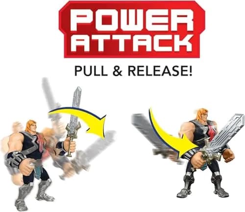 Masters of the Universe He-Man Action Figure 14 cm (5.5 inches) | Inspired by Netflix Series thumbnail 5