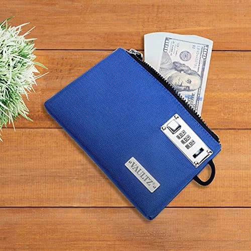 Vaultz Money Bag with Lock - 5 x 8 Inch | Secure Cash & Valuables Pouch thumbnail 4